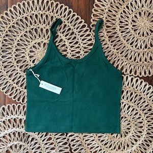 ARQ Crop Tank in Fern Size L